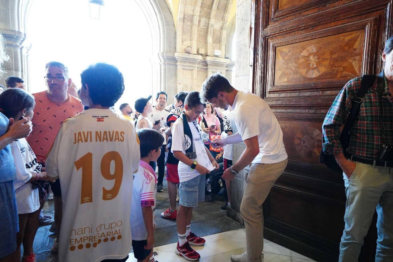 La recepción del Salamanca UDS en el Ayuntamiento, en imágenes