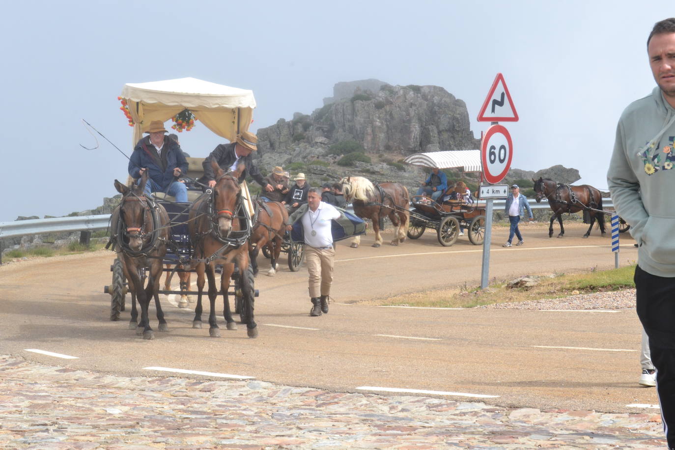 Los romeros de la Peña de Francia llegan al santuario