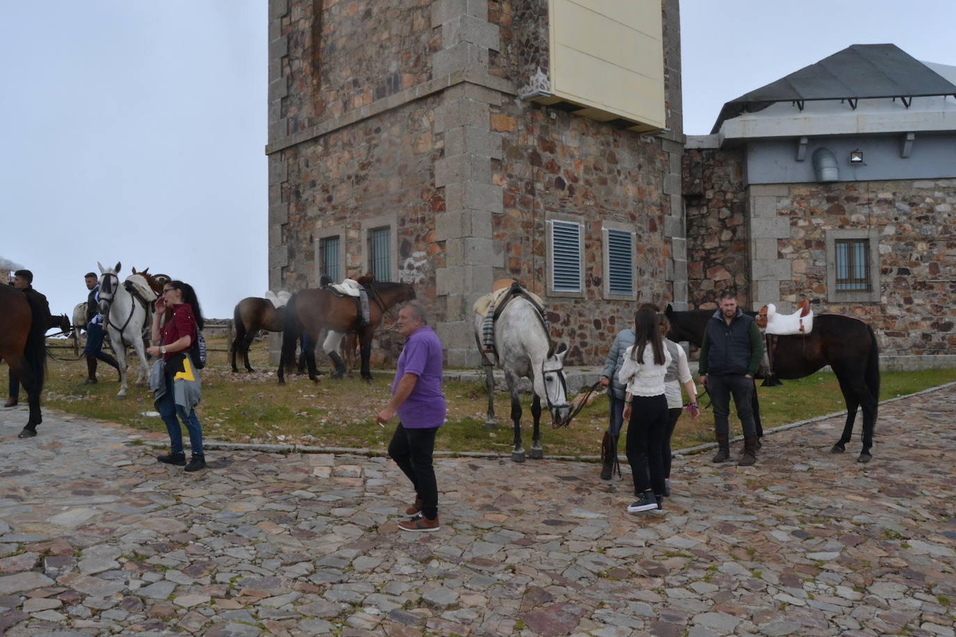 Los romeros de la Peña de Francia llegan al santuario