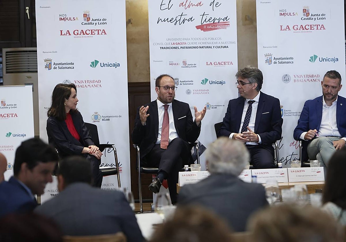 Carmen Seguín, Marcos Iglesias, Luis Francisco Martín y Manuel Gómez del Sol.