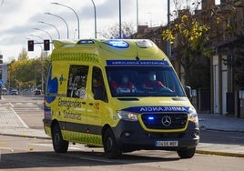 Una ambulancia del Sacyl en una foto de archivo