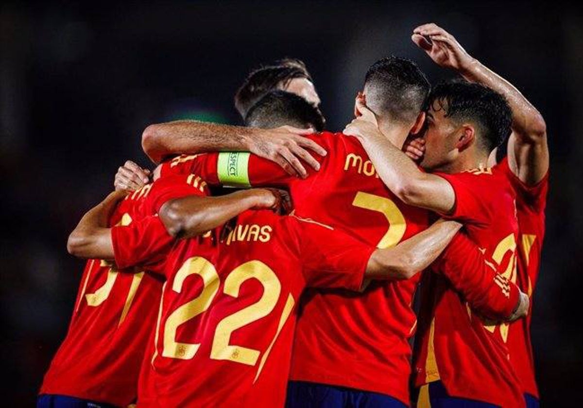 Selección Española de Fútbol masculino en la Eurocopa 2024.