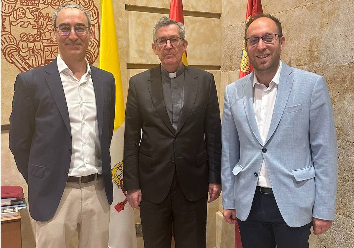 Julio Nager, Santiago García-Jalón y Marcos Iglesias