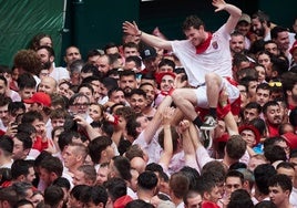 Instantánea del Chupinazo de los Sanfermines 2024.