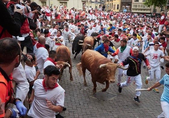 Quinto encierro en Pamplona