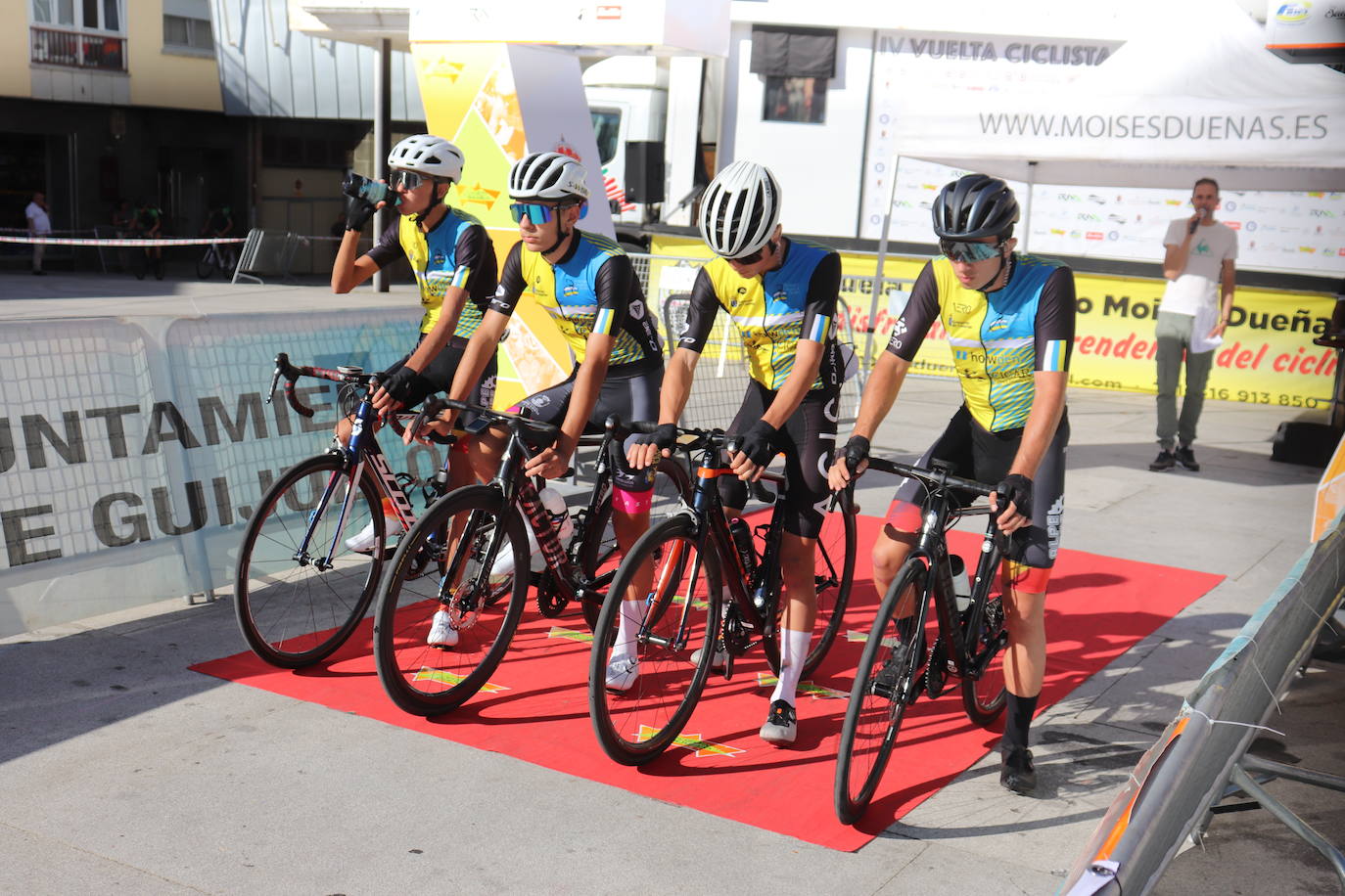 Acento portugués en el inicio de la IV Vuelta Ciclista a Guijuelo cadete