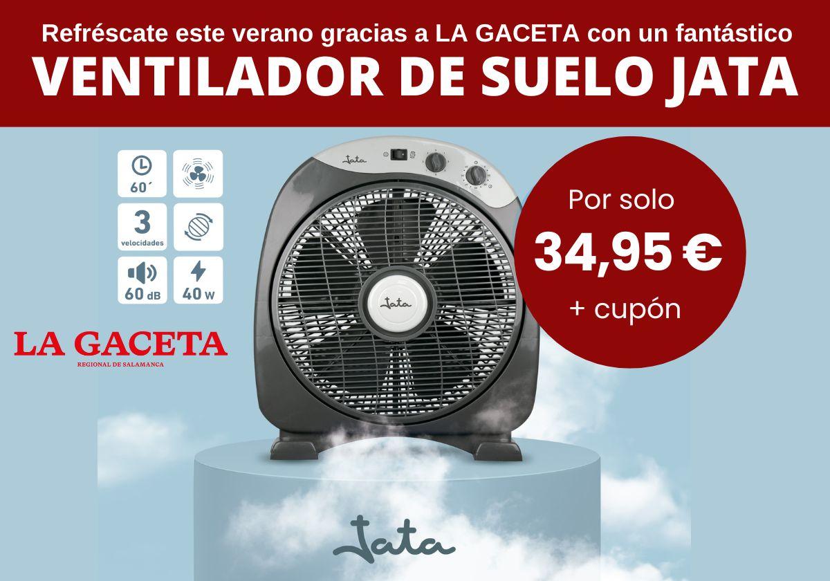 Adiós al calor gracias al ventilador JATA que te ofrece LA GACETA