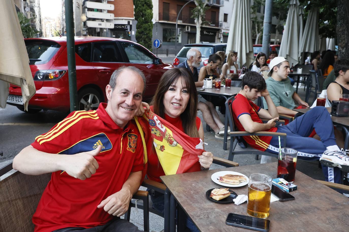 Salamanca sale a la calle para apoyar al combinado nacional