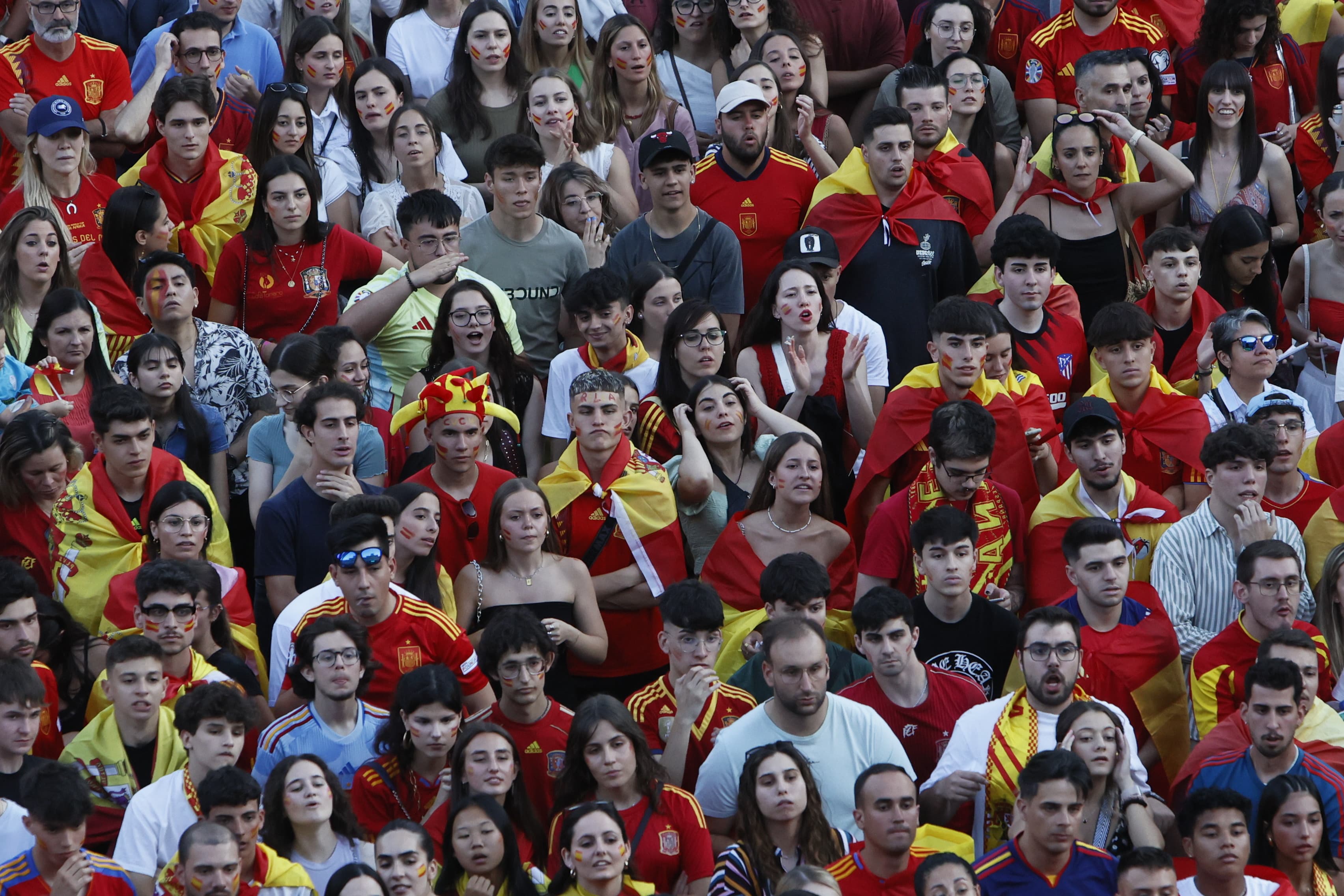 Salamanca sale a la calle para apoyar al combinado nacional