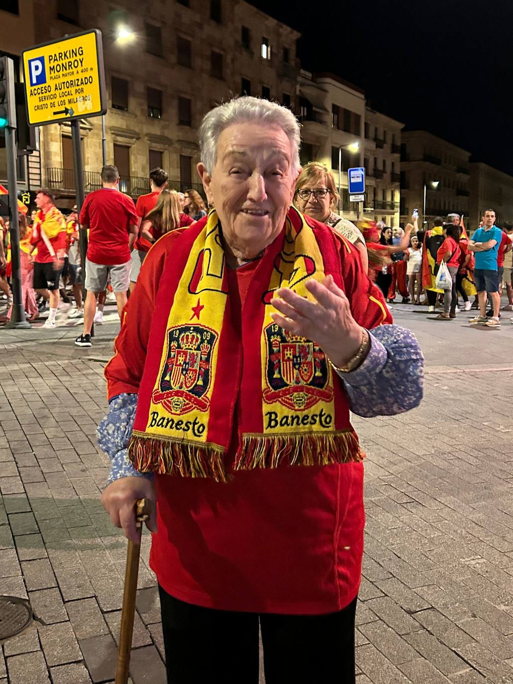 Así se celebró en Salamanca la victoria de España en la Eurocopa