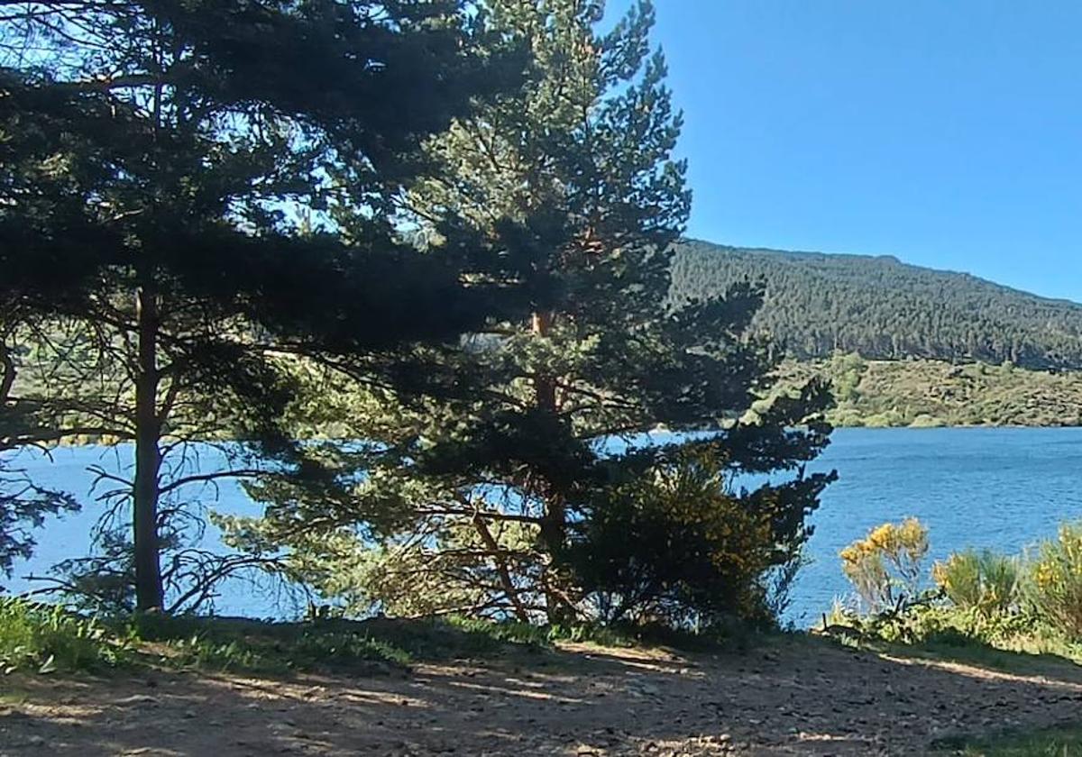 Aspecto del embalse de Navanuño, en Candelario.