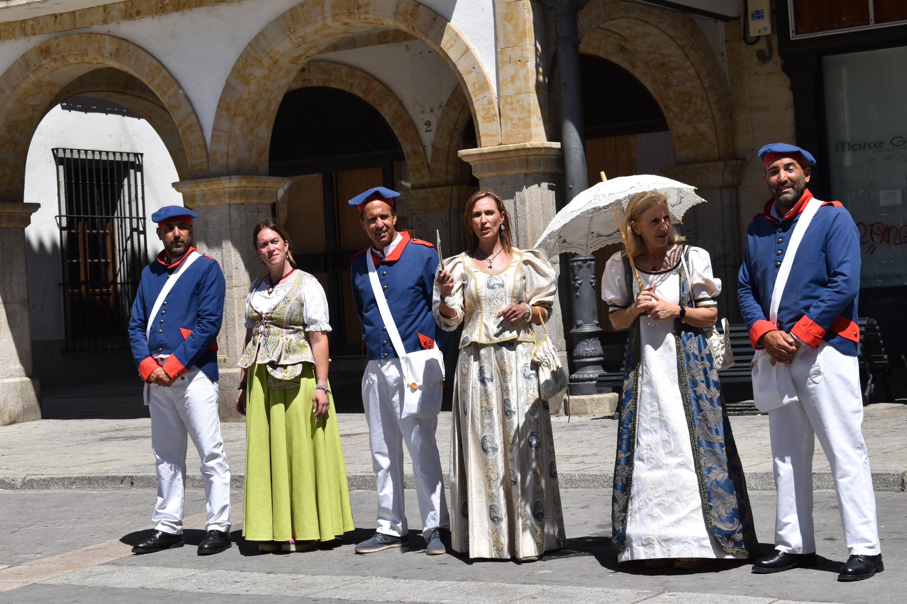 Alba de Tormes conmemora por primera vez la batalla de Los Arapiles con un desfile de época