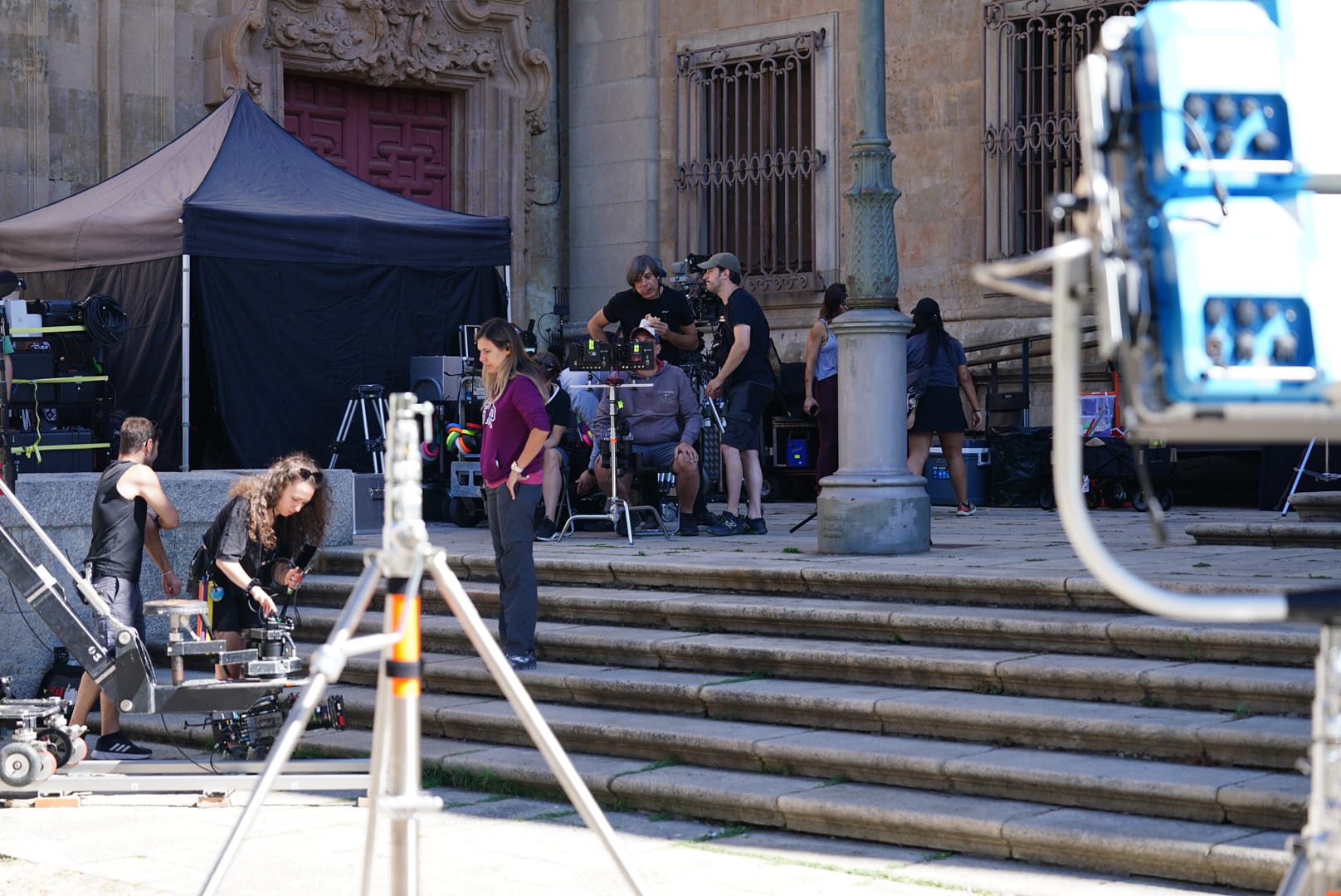 Así ha arrancado el rodaje en Salamanca de la nueva serie de Amazon Prime