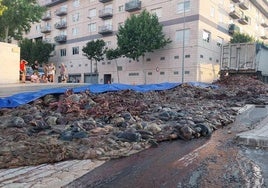 Imagen del incidente en la calle Astorga.