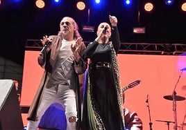 Camela, en las fiestas de Santa Marta, el año pasado.