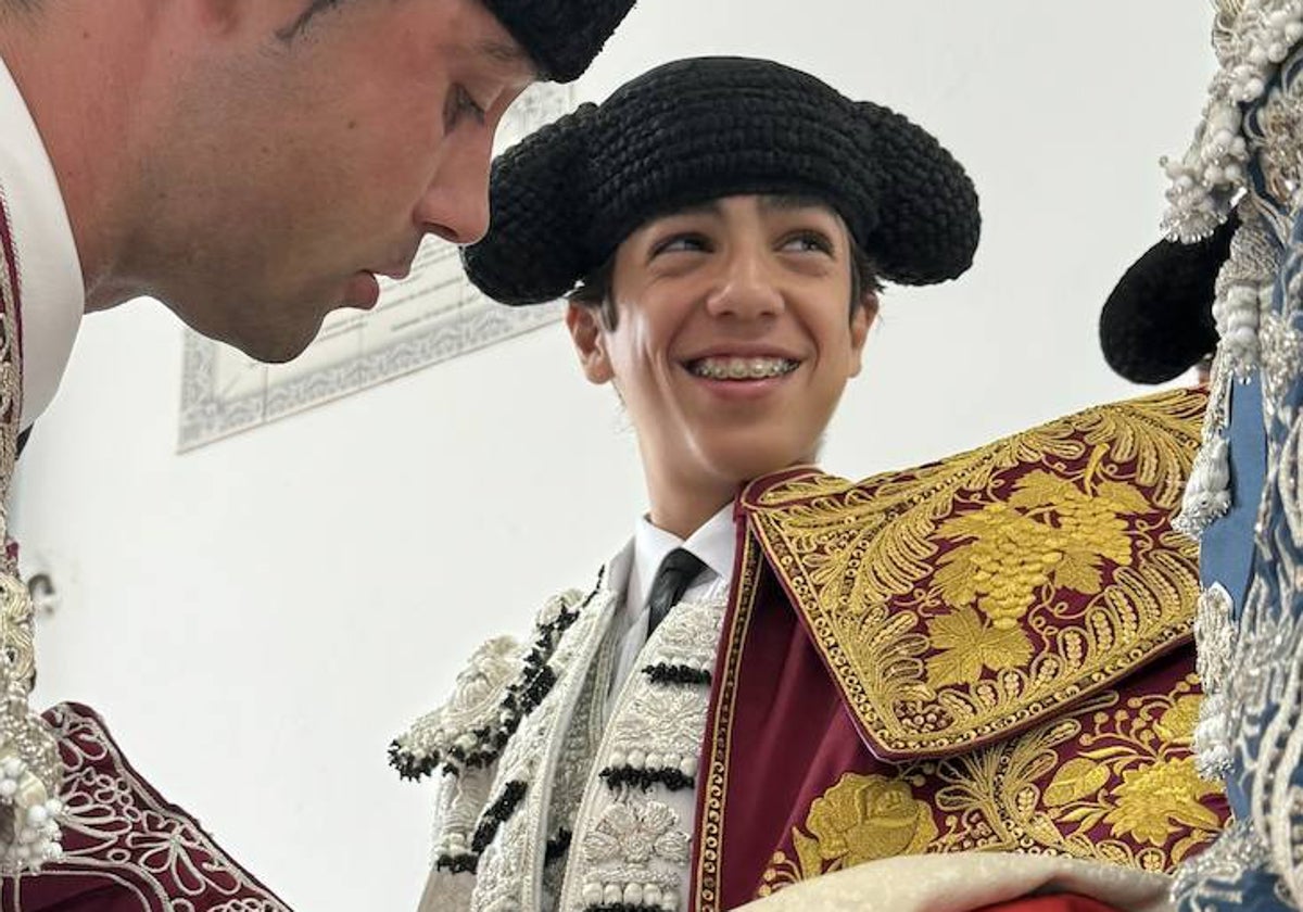 Marco Pérez, en el patio de cuadrillas de Santander.