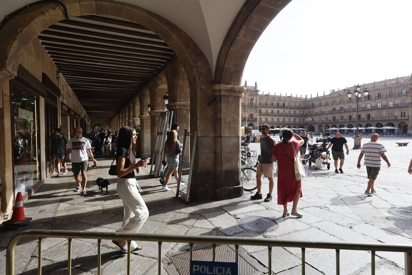 La Plaza Mayor se convierte en el escenario de la nueva serie de Amazon