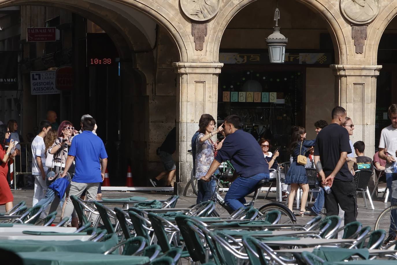 La Plaza Mayor se convierte en el escenario de la nueva serie de Amazon