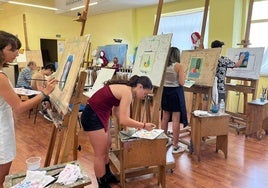 Éxito de participación en los Talleres de Verano de la Escuela de Arte de San Eloy de la Fundación Caja Duero