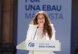 La vicesecretaria de Sanidad y Educación del PP, Ester Muñoz.