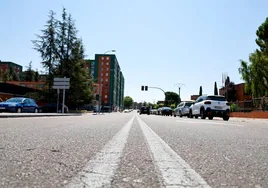 La avenida Hilario Goyenechea del barrio San José.