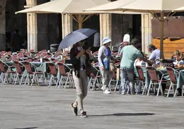 Ola de calor en Salamanca.