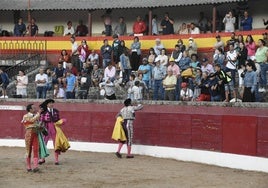 Festejo de otros años en fiestas en Vitigudino