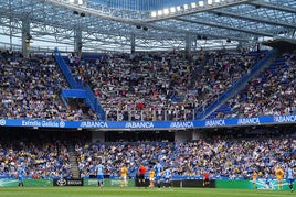 Afición de Unionistas en Riazor.