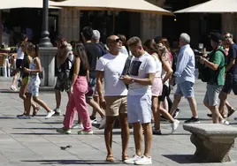 Ola de calor en Salamanca.