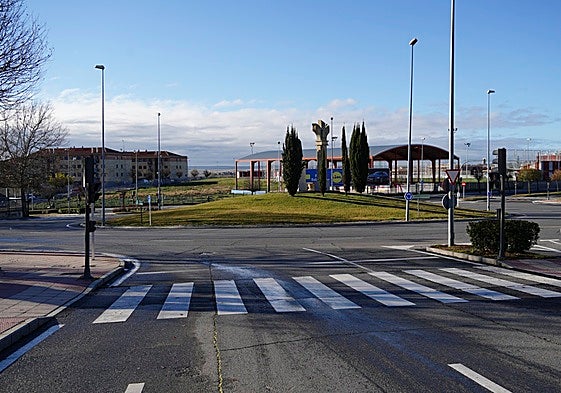 Los hechos ocurrieron en la Glorieta San Marcelino Champagnat, en la foto.
