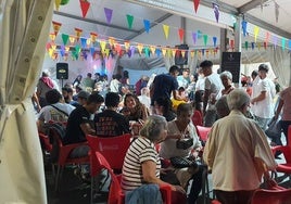 Paella solidaria en El Castañar.