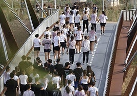 Imagen de las novatadas del curso 2022/2023.