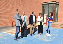 Pedro Samuel Martín, Ángel Morín, Eloy Ruiz, Esther Sánchez y Noemí Fernández en el Pablo Picasso.