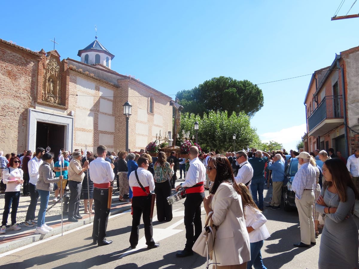 Muestras de devoción al Santo Cristo de la Agonía de San Luis en Peñaranda