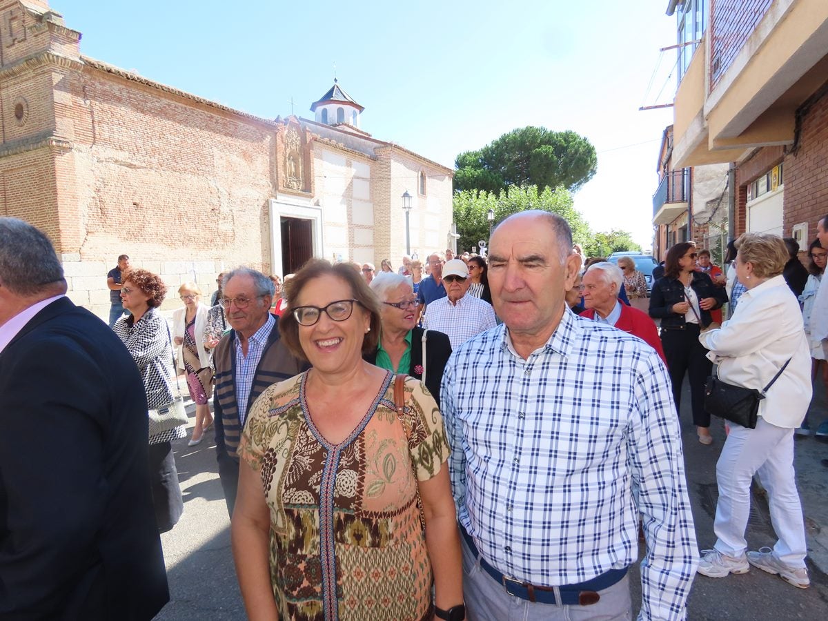 Muestras de devoción al Santo Cristo de la Agonía de San Luis en Peñaranda