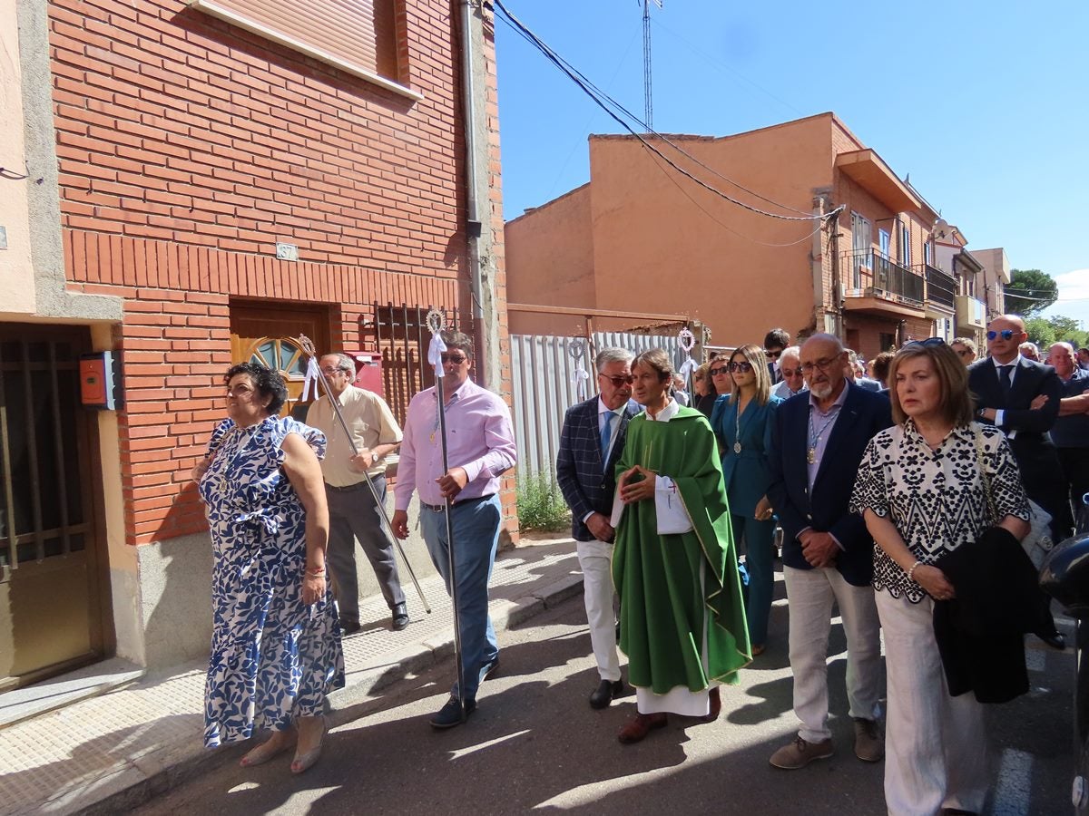 Muestras de devoción al Santo Cristo de la Agonía de San Luis en Peñaranda