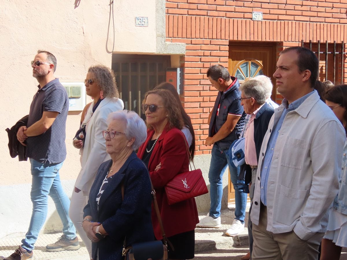 Muestras de devoción al Santo Cristo de la Agonía de San Luis en Peñaranda