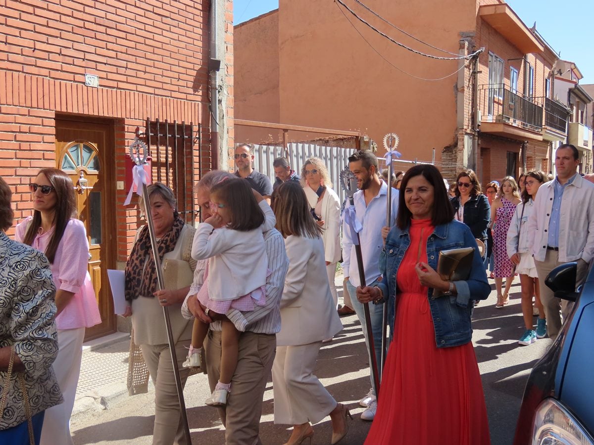 Muestras de devoción al Santo Cristo de la Agonía de San Luis en Peñaranda