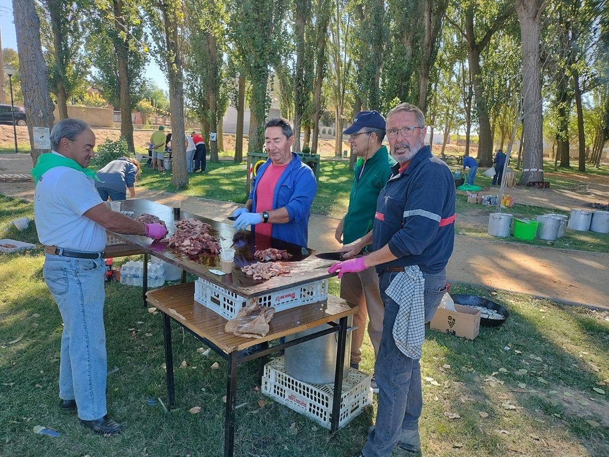 Fin de fiesta con guiso para 1.600 personas en Villoria