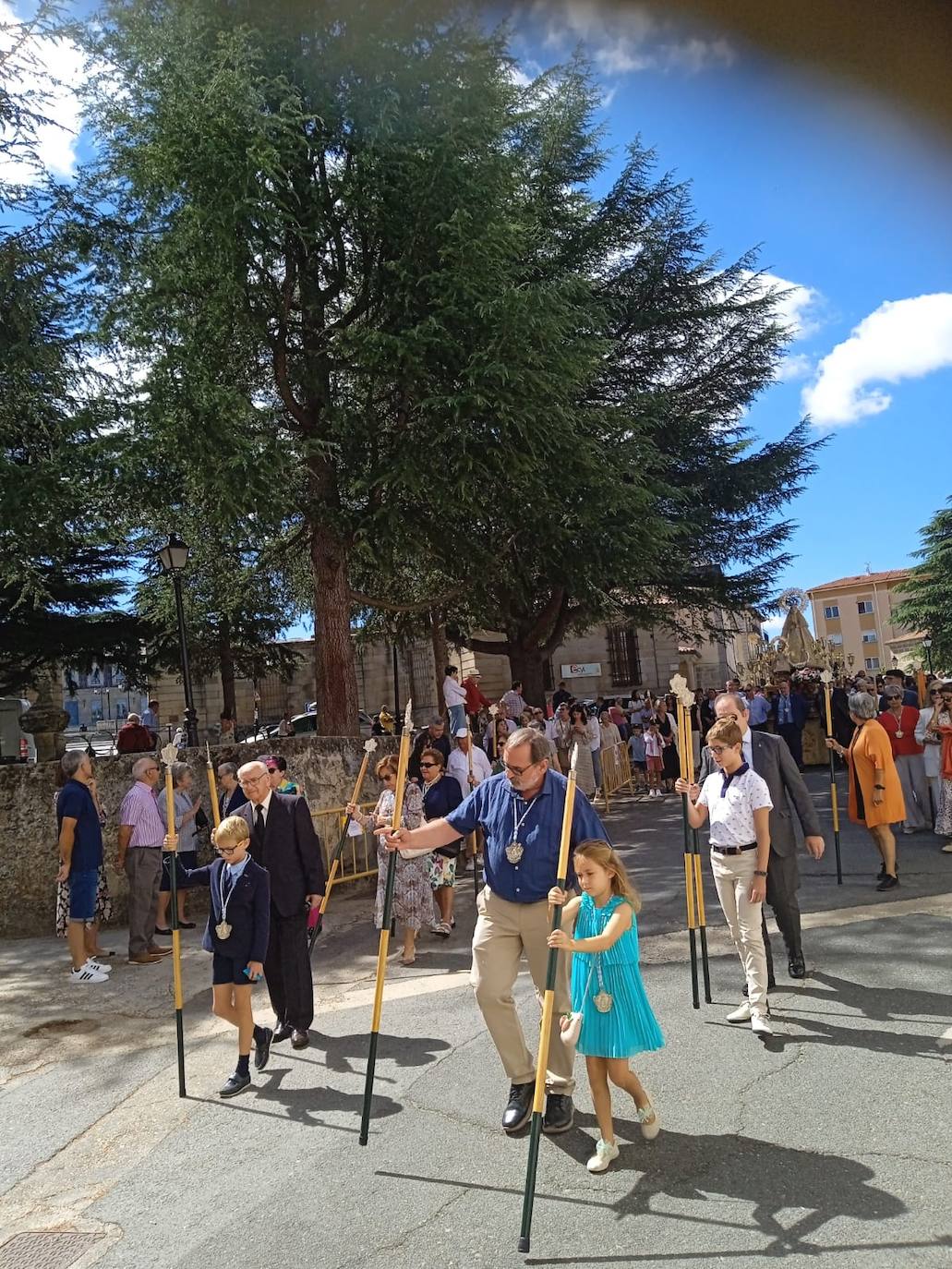 La Virgen de la Vega reina en Piedrahíta