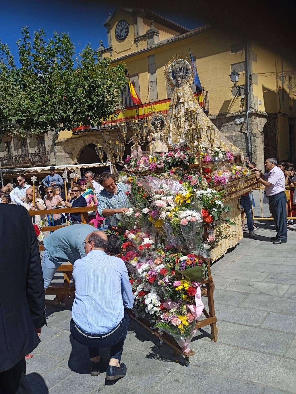 La Virgen de la Vega reina en Piedrahíta