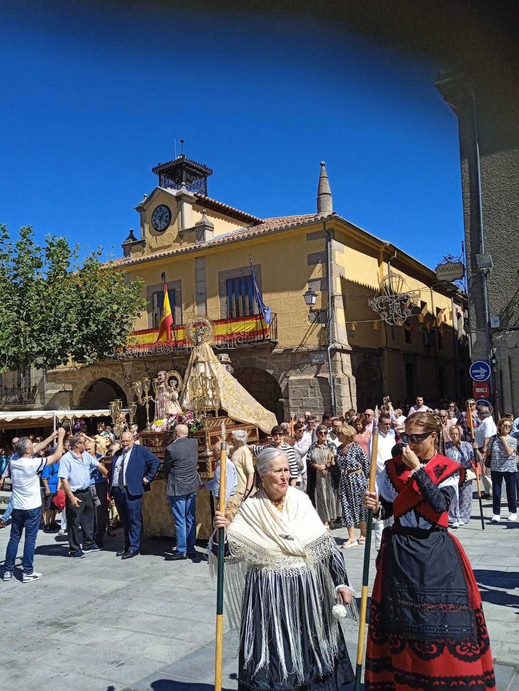 Piedrahita rinde honores a la Virgen de la Vega