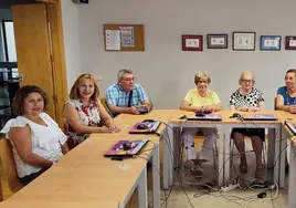 Participantes en el club de lectura.