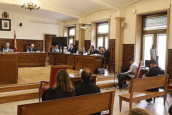 Imagen del juicio de este lunes.