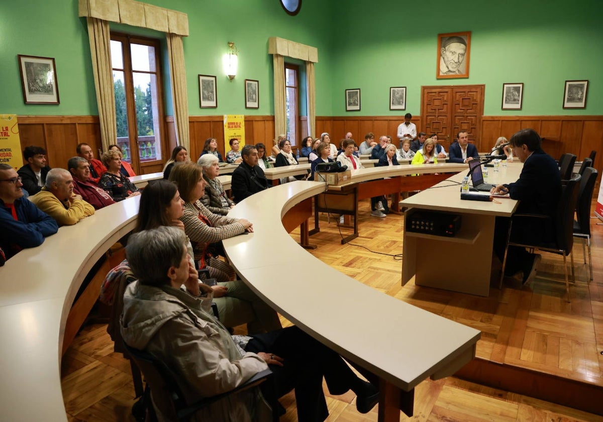 Un momento de la presentación del balance de Ranquines, este martes.