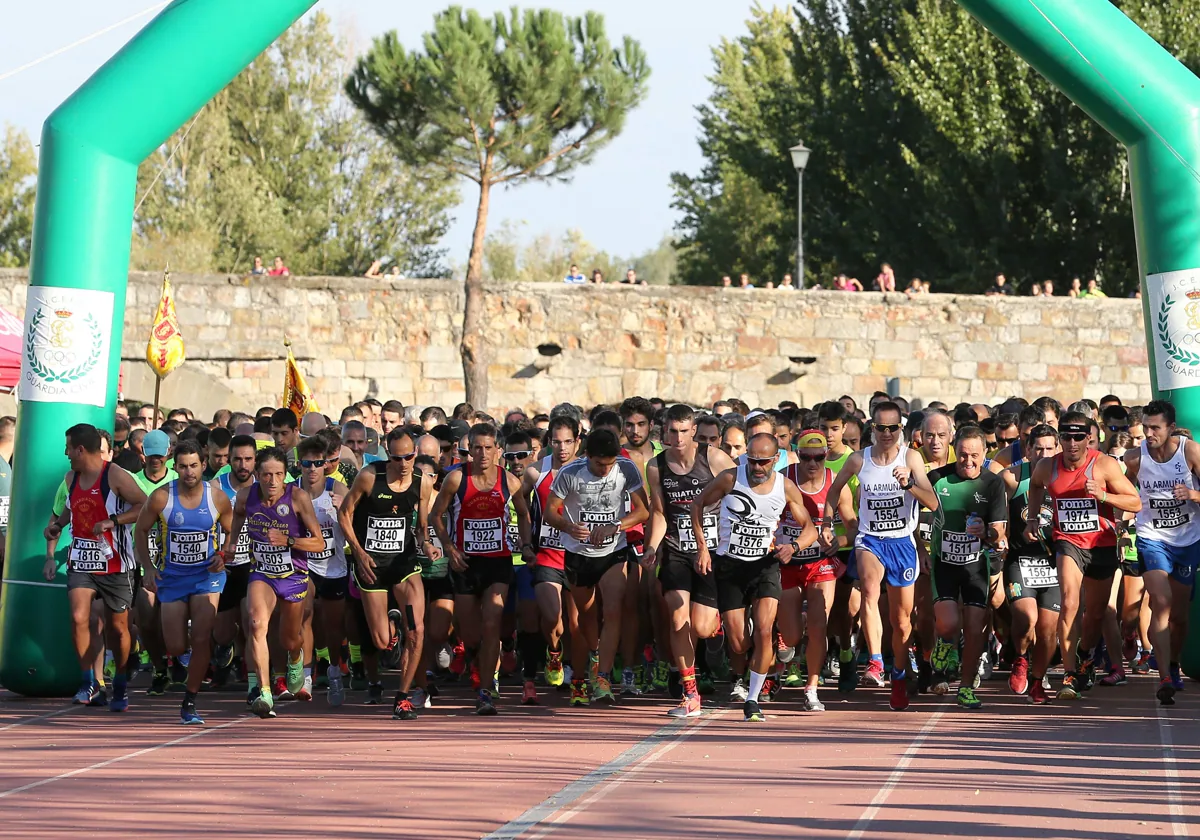 Pistoletazo de salida a una prueba anterior de la Guardia Civil.