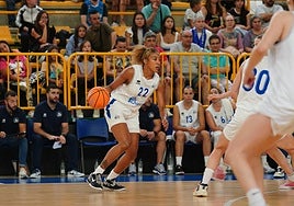 Arella Guirantes, en una acción del partido.