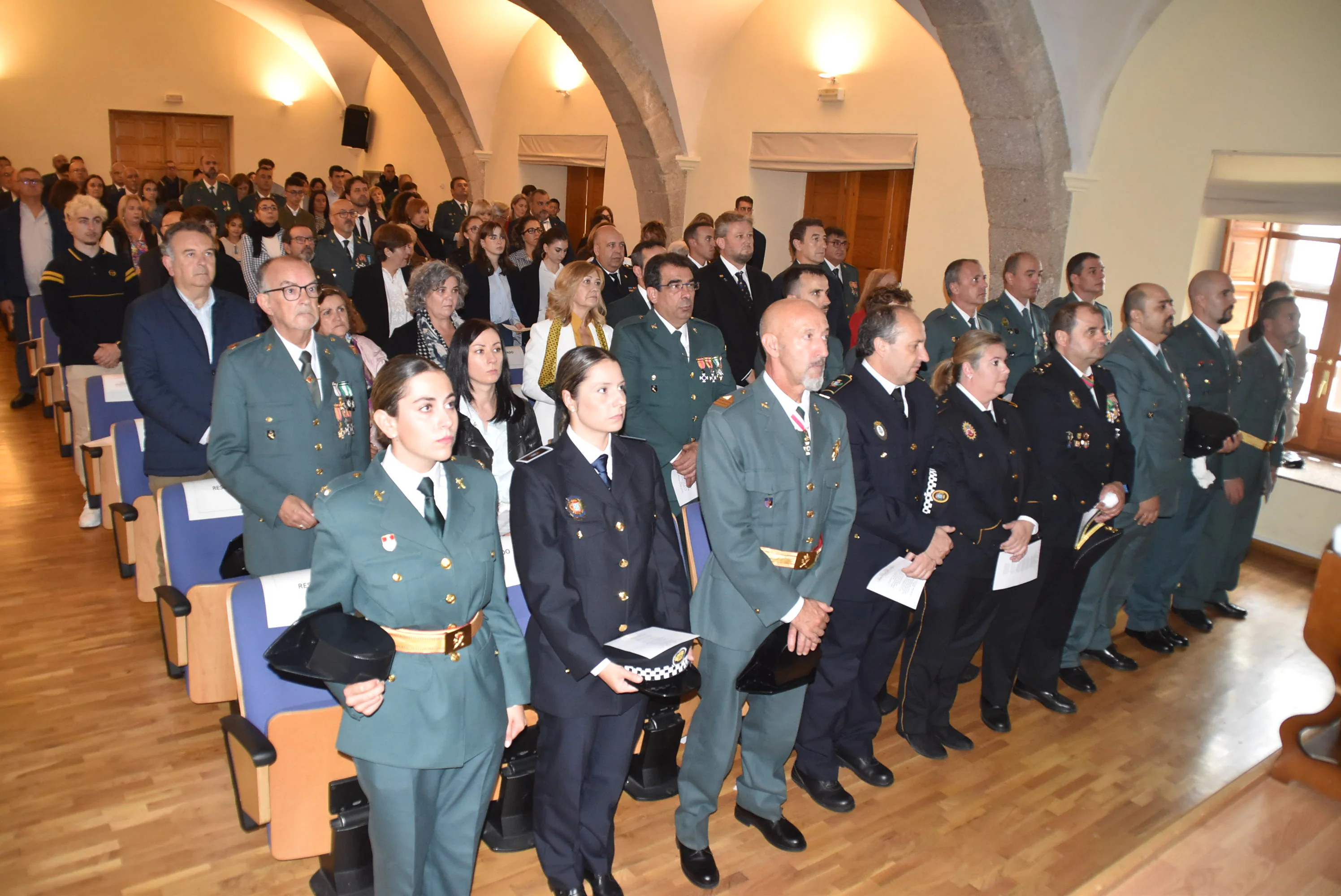 La Guardia Civil de Béjar celebra su día con misa, condecoraciones y convite