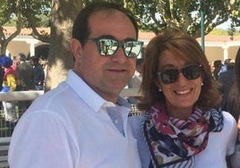 Imagen familiar de los vallisoletanos Félix Frutos y Pilar Llorente.