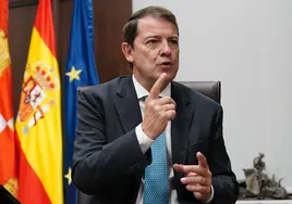 El presidente de la Junta de Castilla y León, Alfonso Fernández Mañueco.